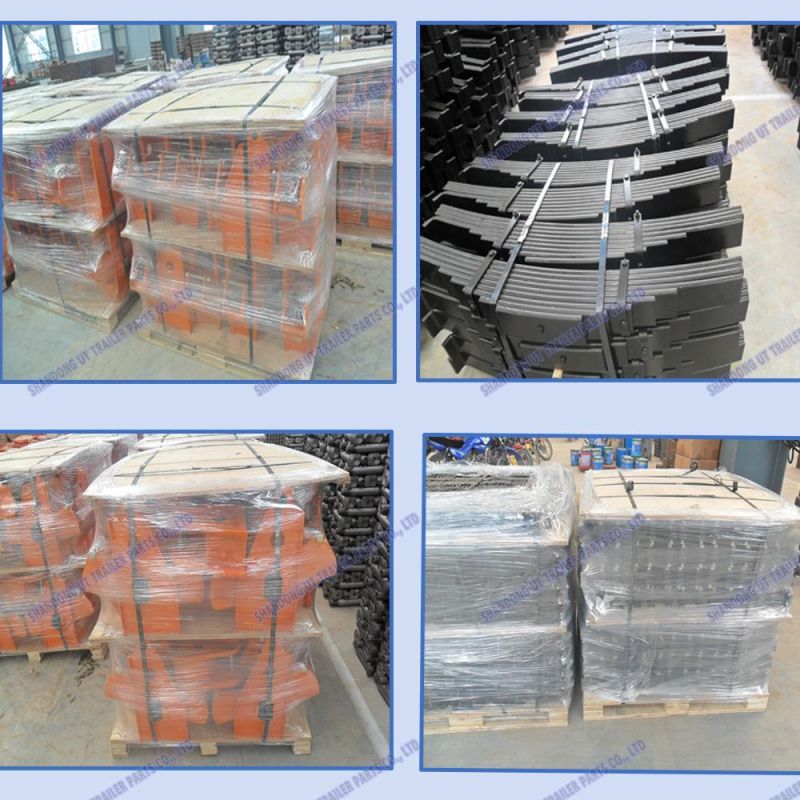 American Type Mechanical Suspension Two Axle / Tandem Overlung / Underslung with Leaf Spring