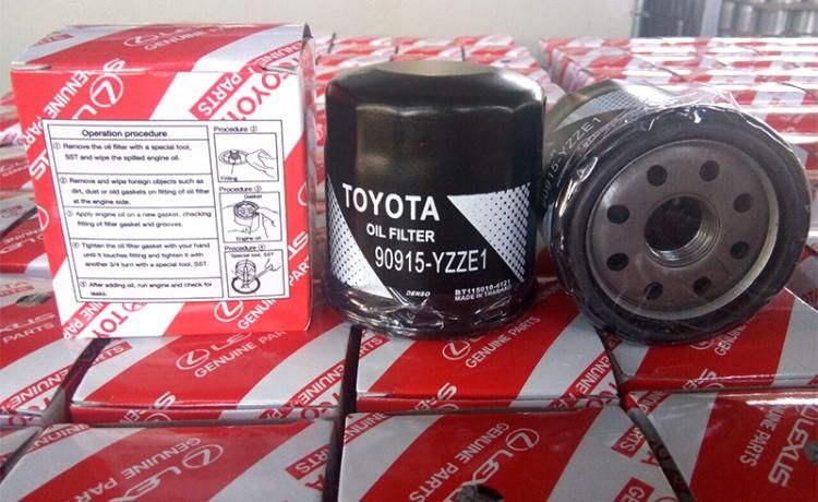 Wholesale Factory Price Car Spare Parts 90915-Yzze1/90915-10001 Auto Oil/Air/Cabin/Fuel Filters for Toyota