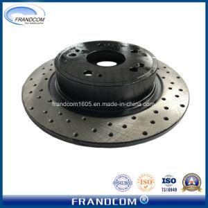 Painted Drilled Performance Car Front Brake Discs for Honda