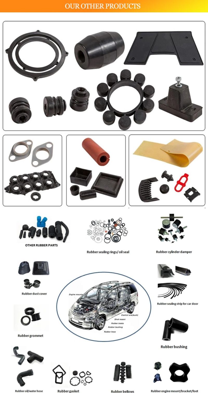 Wholesale Tractor Spare Parts Radiator Rubber Mountings Metal Covered Engine Mount