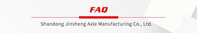 Trailer Part 13t 16t American Type Axle Outboard Axle Rear Axle Truck Axle for Semi Trailer Truck Parts and Spare Parts