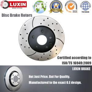 Automotive Brake Components Brake Disc Drilled &amp; Slotted