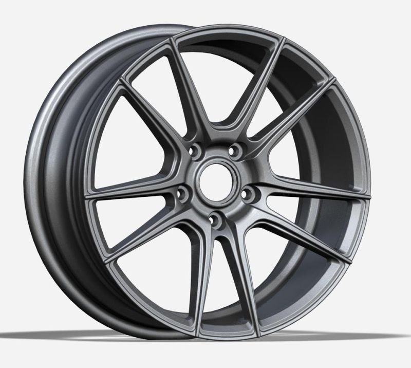 17 Inch 100-114.3 PCD 4/5/8 Hole Alumilum Alloy Wheel Rims Black Finish Wheels for Passenger Car Wheel China Professional Manufacturer