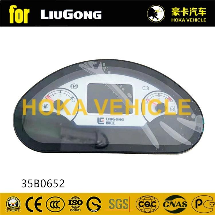 Original Liugong Wheel Loader Spare Parts Dashboard Panel 35b0652