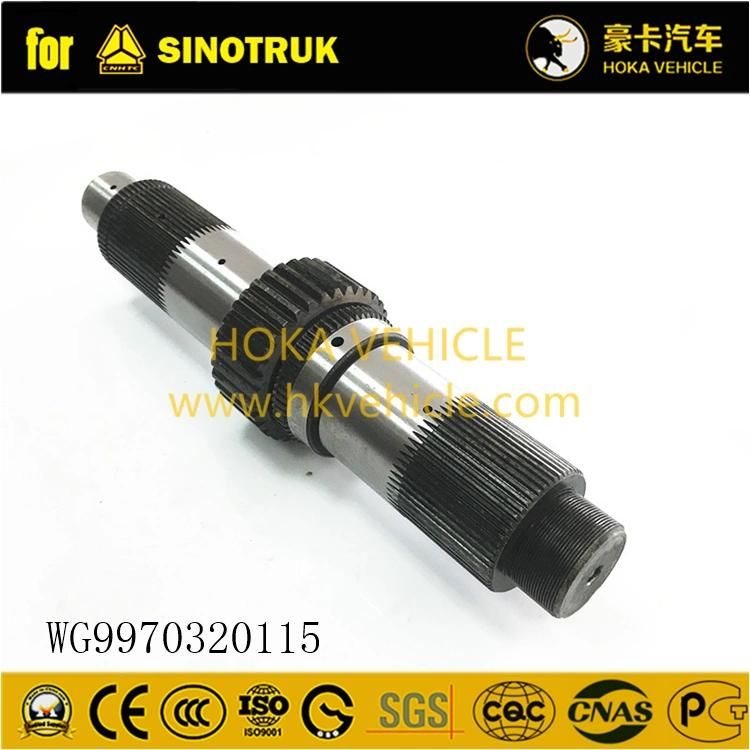 Original Sinotruk HOWO Truck Spare Parts Input Shaft Wg9970320115 for HOWO 70t Mining Dump Truck