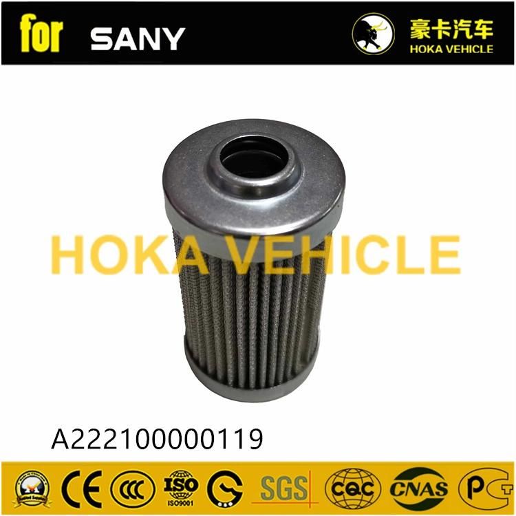 Spare Parts Filter A222100000119 for Sany Construction Machine