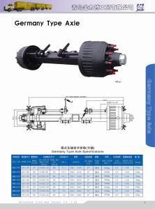 12t 14t 16t Germany Type of Trailer Axle