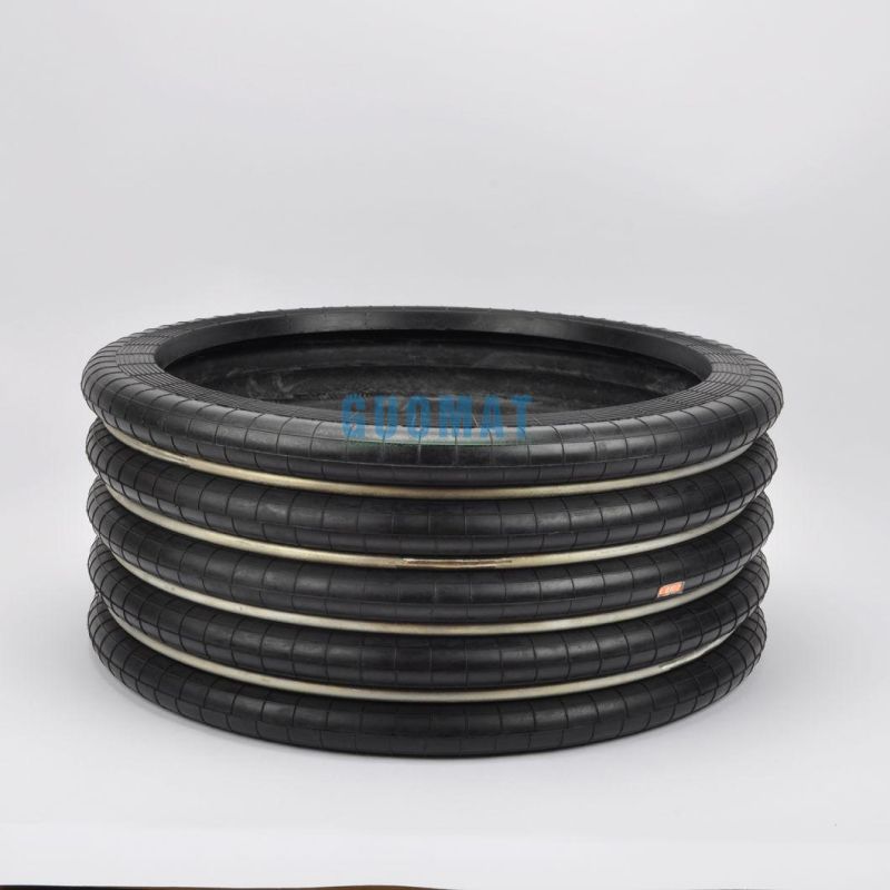 Quintuple Convoluted Air Suspension Spring S-600-5 Natural Rubber Bellows Airbags