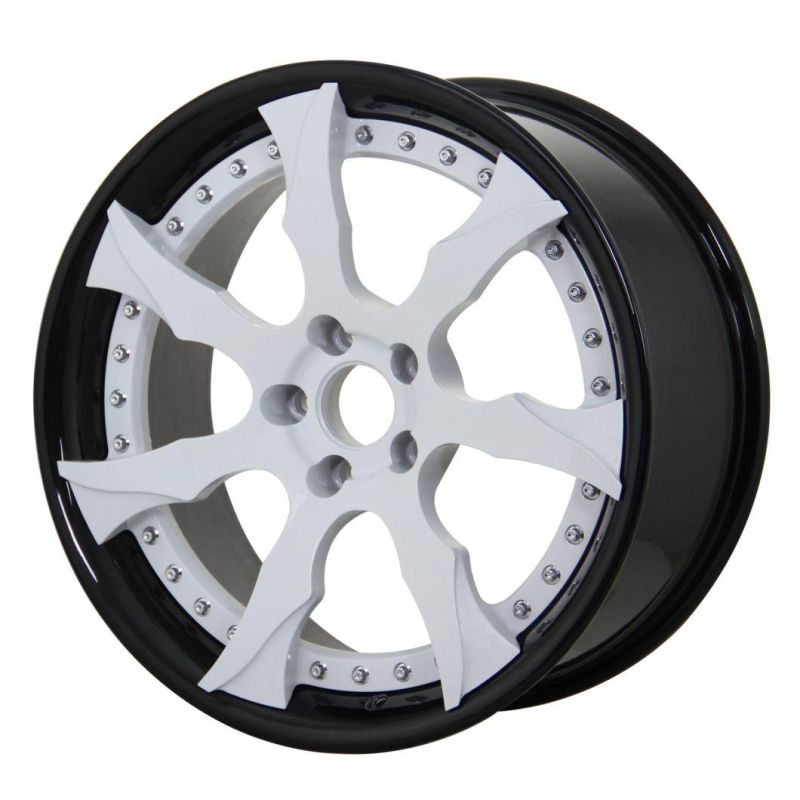 Am-AC-004 Carbon Fibre+ Aluminum Center 2 Piece Forged Car Wheel