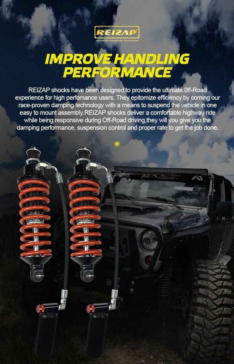 Good Quality China Factory Price Adjustable 2.25 Body 12 Travel 4X4 Coilover Shock Absorber Offroad Racing Shocks