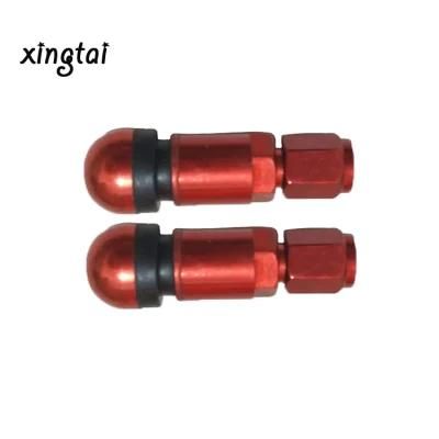 Colorful Aluminum Sleeve and Cap Rubber Tire Valve
