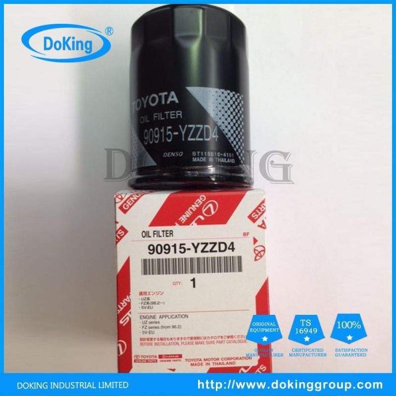 High Efficiency Oil Filter 90915-Yzzd4 Car Parts for Toyota