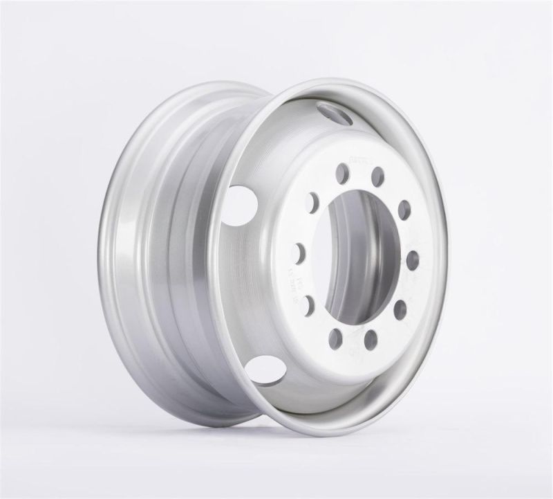 6.75X19.5 Tubeless 19.5 Inch Truck Trailer Dump China Manufacture High Quality Steel Wheel Rim