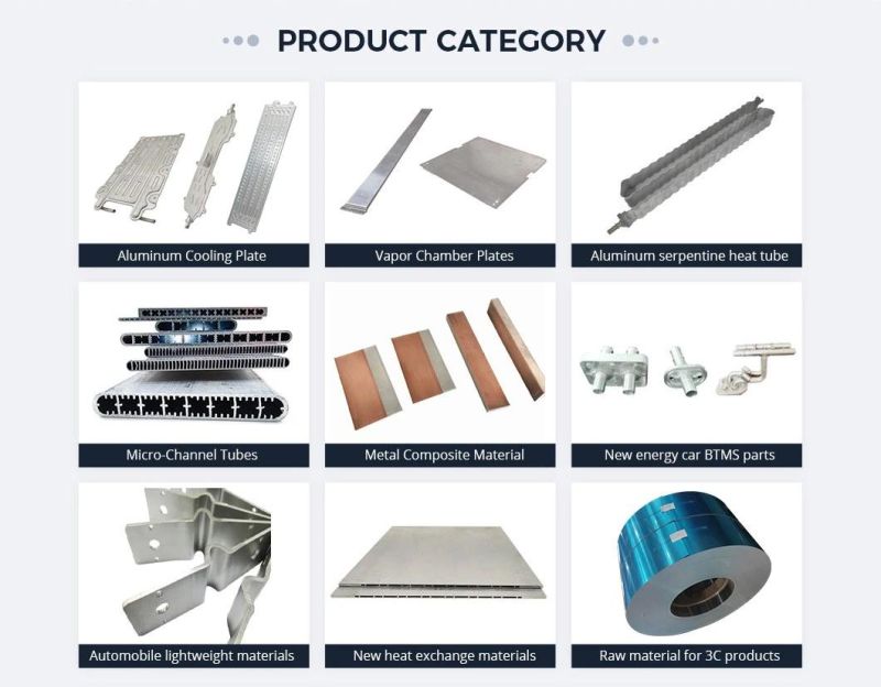 Electrical Vehicles Aluminum Heat Transfer Liquid Cooling Cold Plate Connector