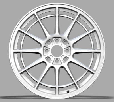 17 Inch 100-114.3 PCD 5/8 Hole Alumilum Alloy Wheel Rims Silver Wheels for Passenger Car Wheel China Professional Manufacturer