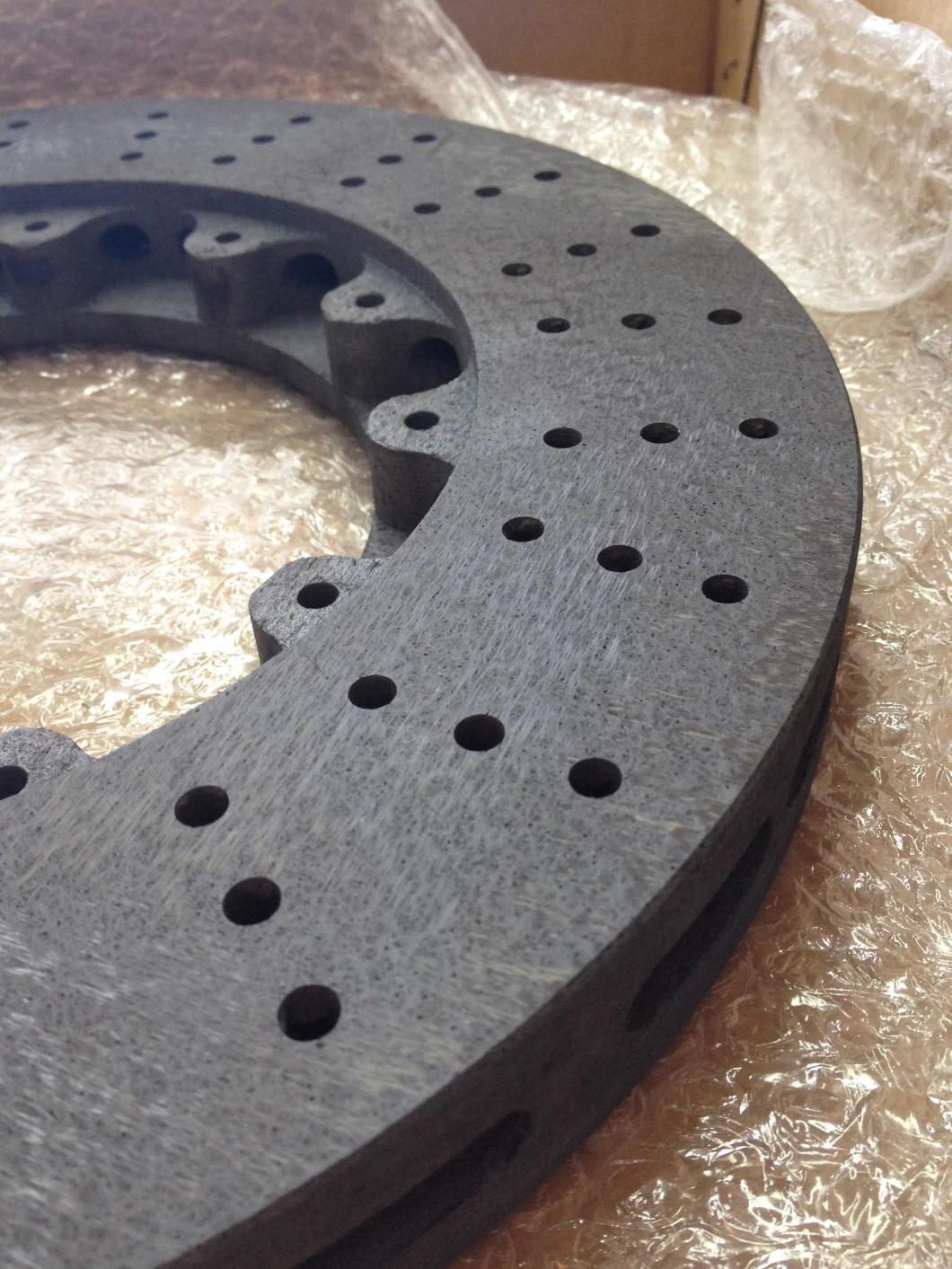 Carbon Ceramic Brake Rotor 410*34D73 CCM Brake System Updated Auto Parts for Aftermarket / Car Modification / Customized Sizes