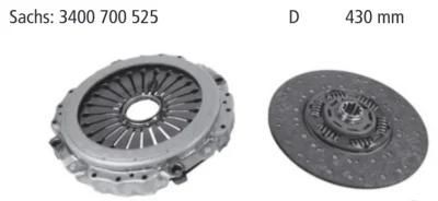 OEM Quality Clutch Cover, Clutch Disc, Clutch Plate, Clutch Kit 3400 700 525/3400700525 for Mercedes-Benz, Scania, Iveco, Volvo, Renault