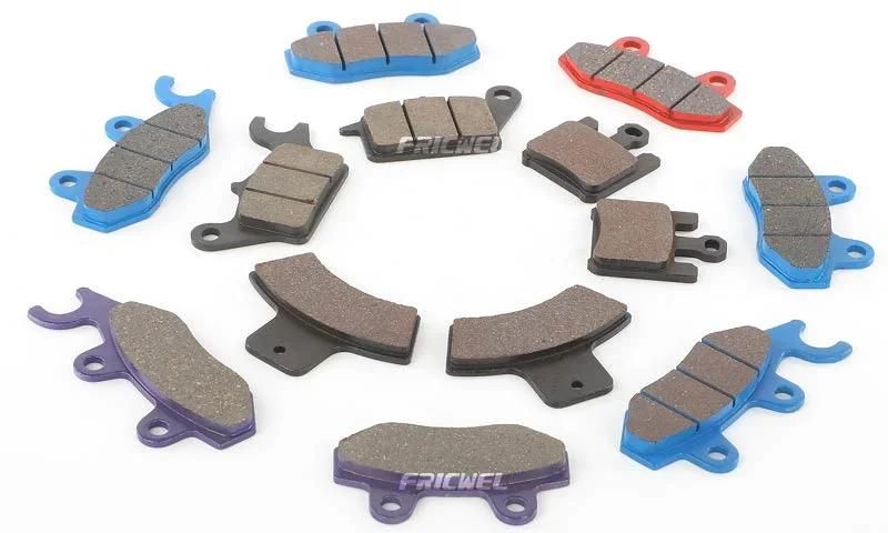 High Quality Non-Asbestos Semi-Metal Brake Pads for Motorcycle Motobike