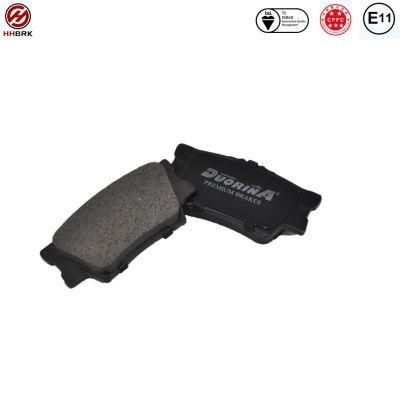 China Factory No Noise Ceramic Carbon Fiber Brake Pads OEM Good Quality Good Price High Performance No Dust Long Life D1212 for Toyota Aurion