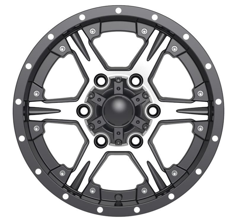 15X7.0 Inch 6X139.7 PCD 20 Et China Professional Forged Alumilum Alloy Wheel Rims Black Color Finish for Passenger Car Wheels Car Rims