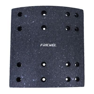 Fricwel Original Truck Spare Parts Brake Lining ISO