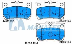 Brake Pads for Toyota Reiz (04466-22190/D1113)