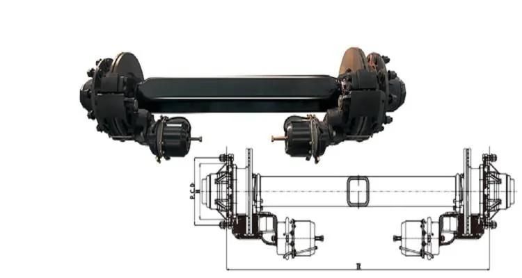 2019 Best Selling Trailer Axle for Seim- Trailer Disc Brake Shaft Axle