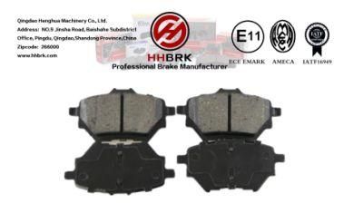 D1891 Ceramic Metallic Carbon Fiber Brake Pads, Low Wear, No Noise, Low Dust Long Life Hot Selling High Quality Auto Parts Family