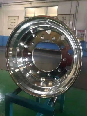 Magnesium Aluminum Alloy 13X22.5 Truck Forged Polished or Machined Wheel Rim