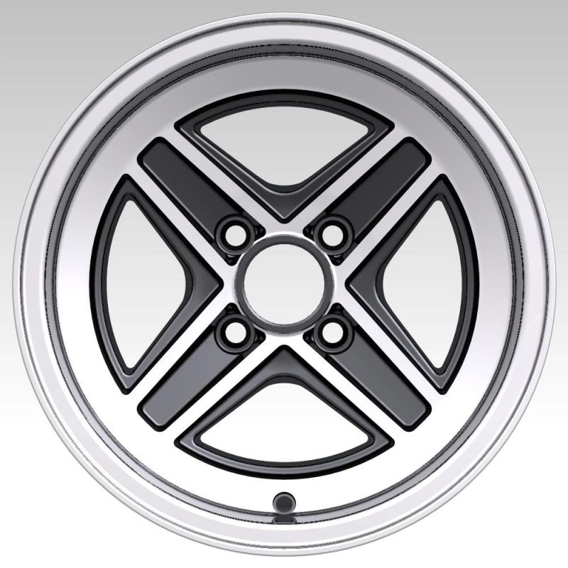 13 14 Inch 4 Hole Muscle Alloy Wheels Aluminum Rims with Deep Dish