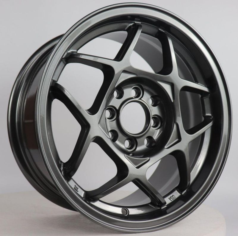 Super Light New Design 15 Inch Flow Forming Alloy Wheel with 4 Holes 8 Holes