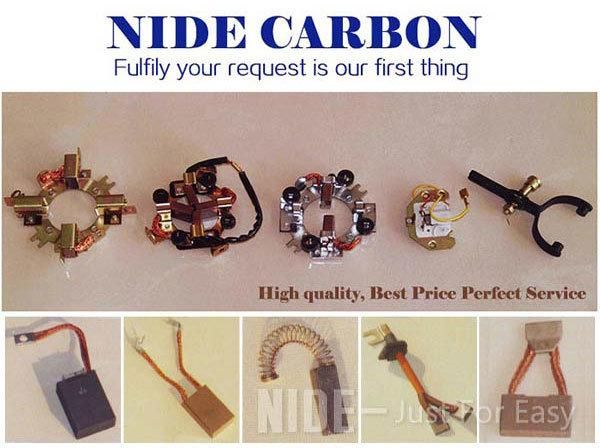 Customized Automobile Disc Type Car Starter Carbon Brush Holder