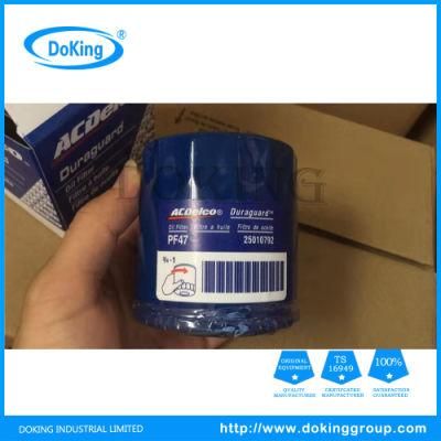 Auto Car Part Oil Filter OEM 25010792 for Acdelcoo