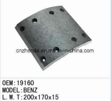 Heavy Duty Truck Brake Pads (QY19160)