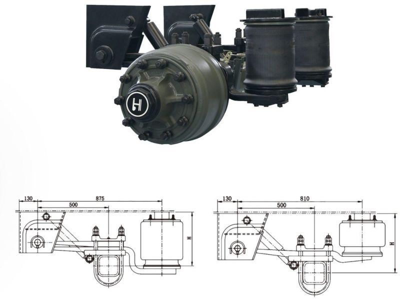 2019 Trailer Accessories German Type Air Suspension with Lift