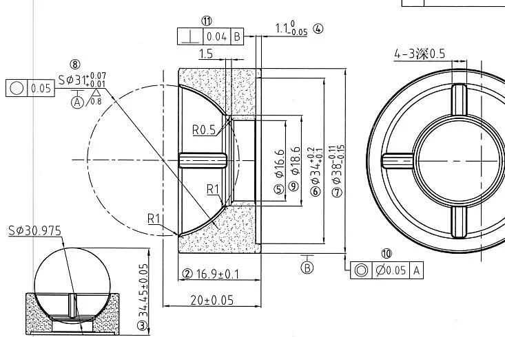 Lower Bearing of Powder Metallurgy Parts Hl002124