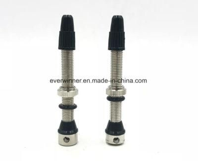 60mm French Tubeless Replacement Presta Valve Stem Removable Core New Design! !