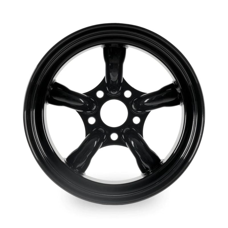 Black Steel Wheels 5 Pipes 5 Split Spoke Wheel 16X10" 5X120