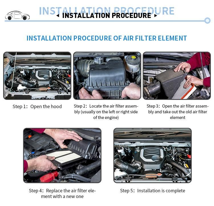 Engine Car Air Filter Air Purifier 17801-17010 17801-17020 Car Accessories Auto Spare Parts Filter
