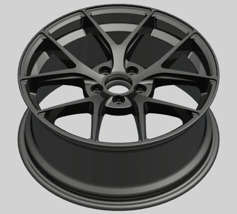 Alumilum Alloy Wheel Rims 18 Inch 5X105-120 35-45 Et Black Concave/Mesh Design Professional Manufacturer for Passenger Car Tire Wheel