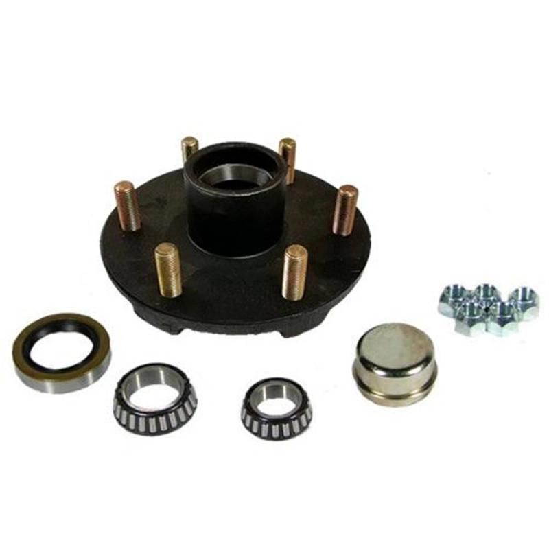 6 on 5-1/2" Trailer Hub Assembly to fit 6,000 lb  Ez Lube Spindle
