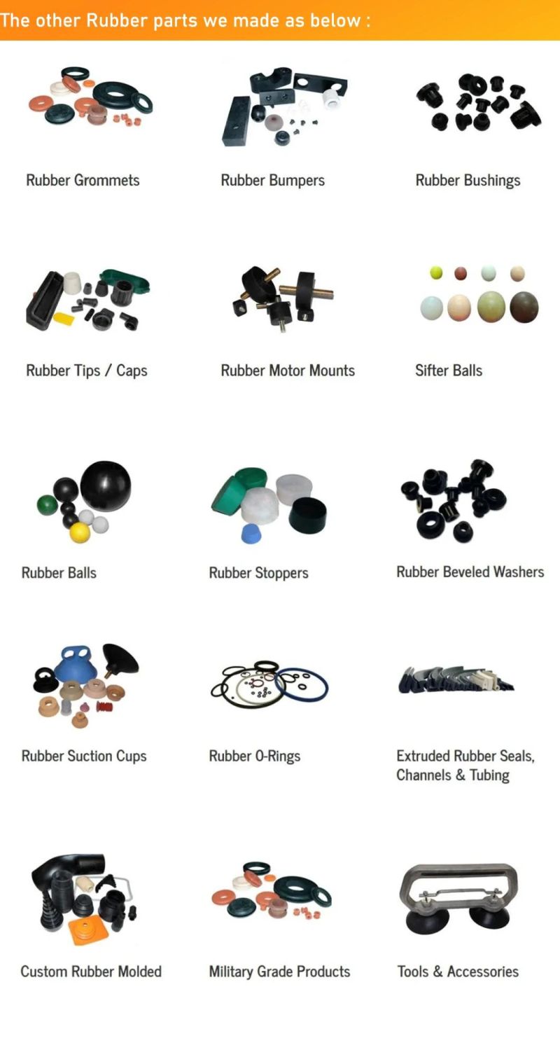 Hot Sale NBR EPDM Metal Bonded Rubber Parts for Auto and Industrial