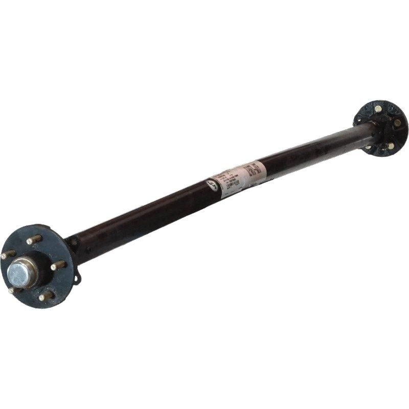 3000kg Capacity 63mm Round Non-Brake Straight Axle Assembly