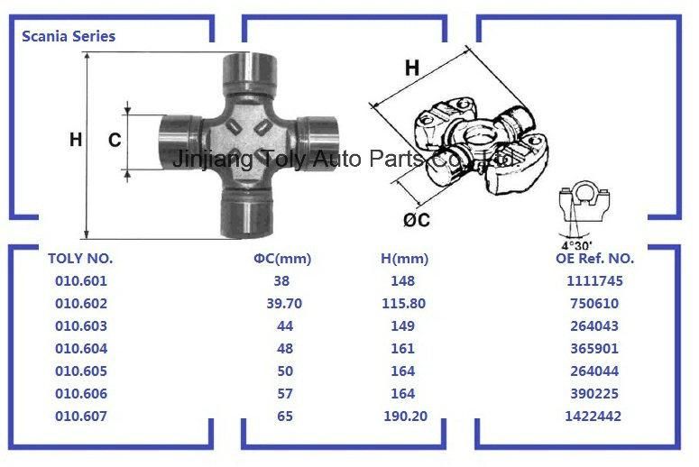 Truck Universal Joint for Scania