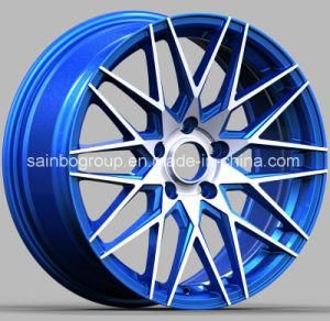 Blue Wheel, Aftermarket Wheel, Customed Rim