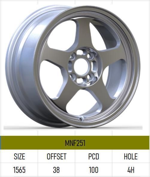 MNF251 Aluminium Alloy Car Wheel Rim Auto Aftermarket Wheel