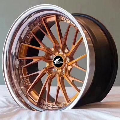 18-24 Inch 2-Pieces Forged Wheels Factory Customized Alloy Rim