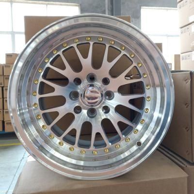 Alloy Wheel Rim for Car Aftermarket Design with Jwl Via Machine Face Positive Alloy Wheel Rims for Car Impact off Road Wheels
