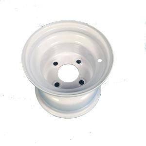 8X7&prime;&prime; PCD 101.6mm White Color Golf Car Steel Wheel Rim