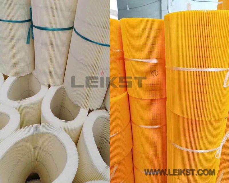 Leikst Multi-Layer 24X24X12 Synthetic Air Filter Element/ Industrial Dust Filtration for Hospital Air Purification System